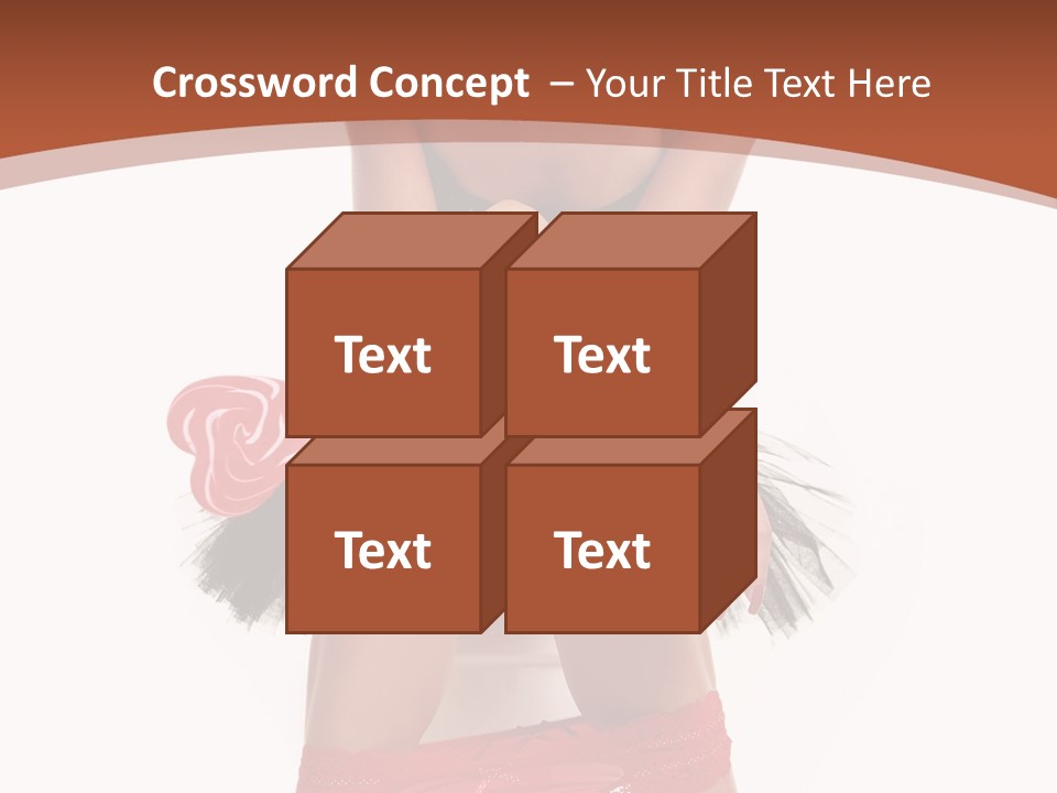 Pants Floor Attractive PowerPoint Template