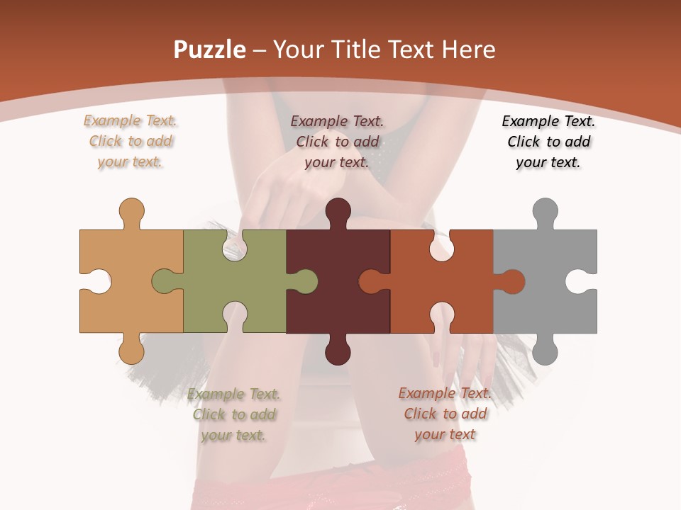 Pants Floor Attractive PowerPoint Template