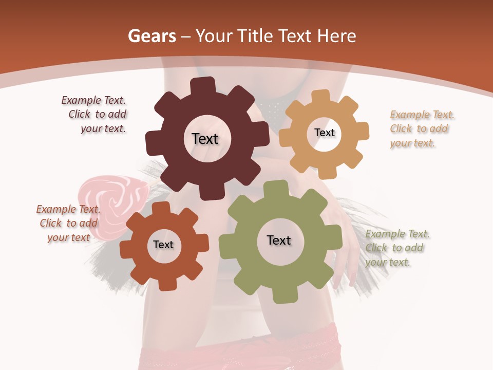 Pants Floor Attractive PowerPoint Template