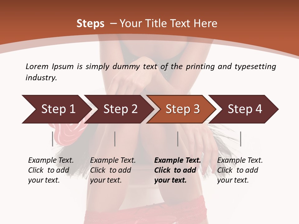 Pants Floor Attractive PowerPoint Template