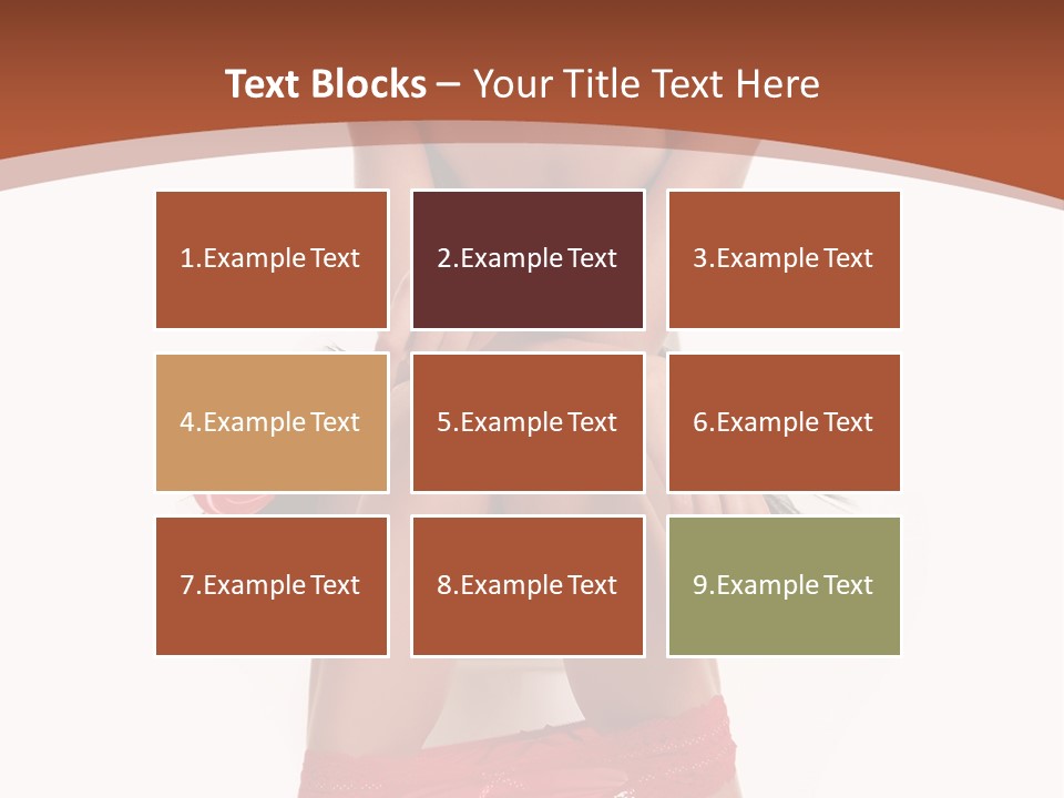 Pants Floor Attractive PowerPoint Template