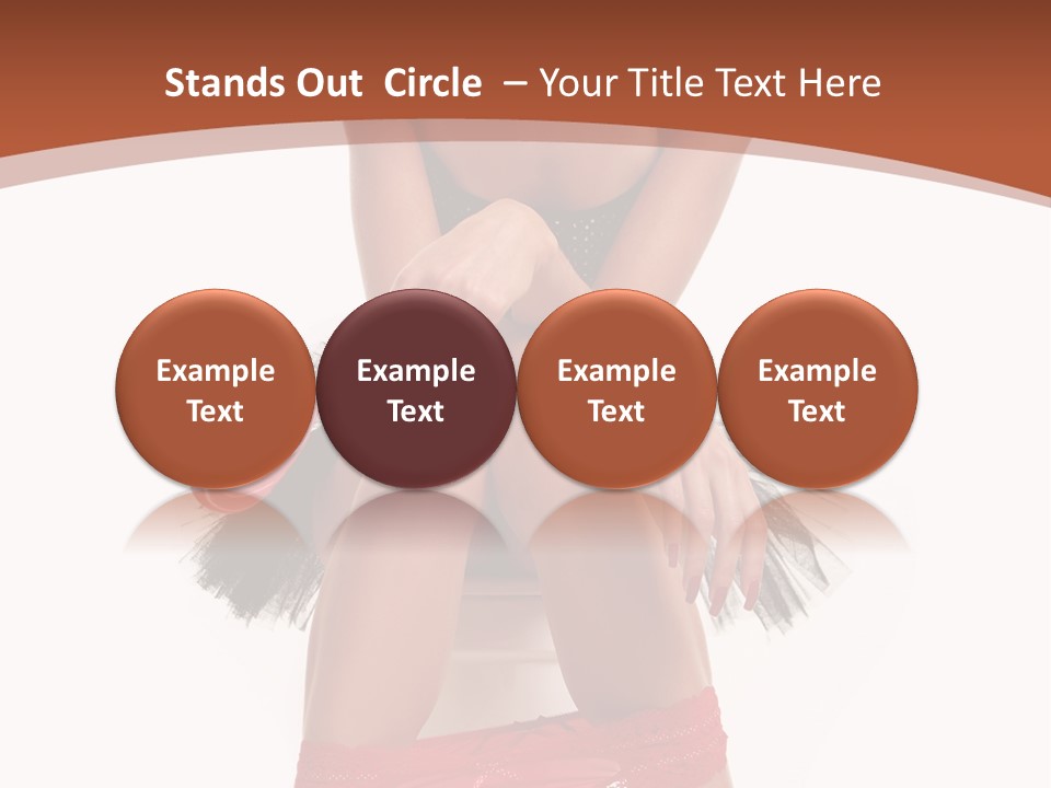 Pants Floor Attractive PowerPoint Template