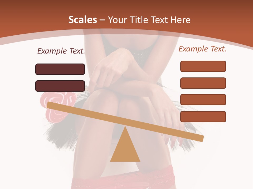 Pants Floor Attractive PowerPoint Template