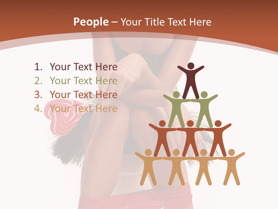 Pants Floor Attractive PowerPoint Template