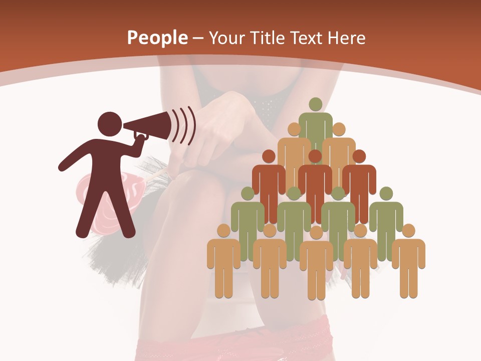 Pants Floor Attractive PowerPoint Template