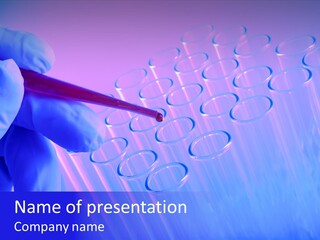 Chemistry Glassware Container PowerPoint Template