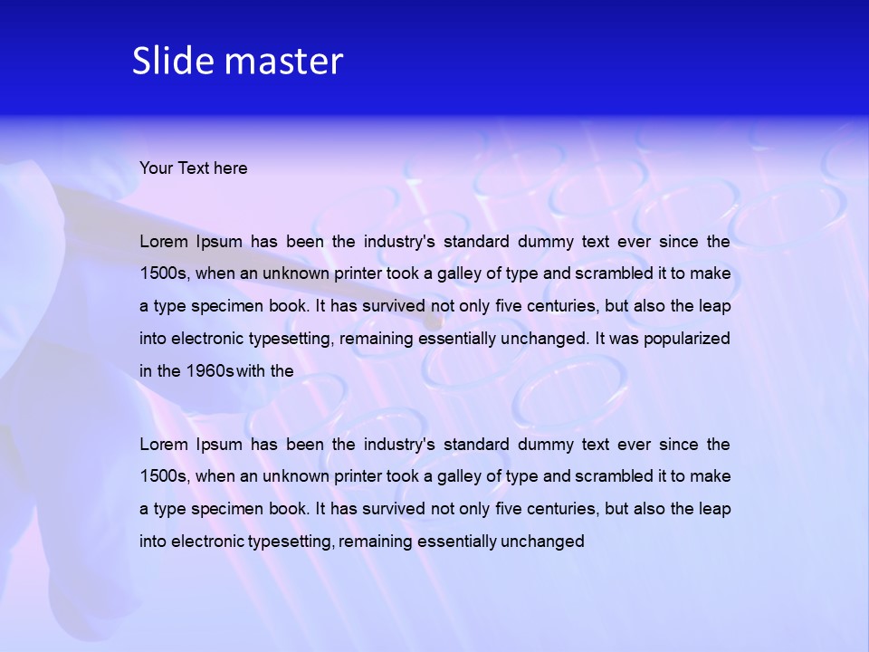 Chemistry Glassware Container PowerPoint Template