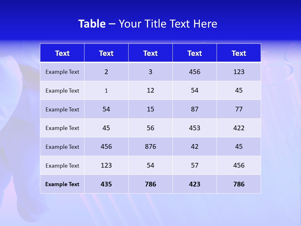 Chemistry Glassware Container PowerPoint Template