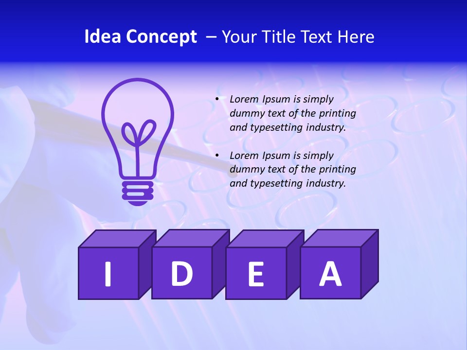 Chemistry Glassware Container PowerPoint Template