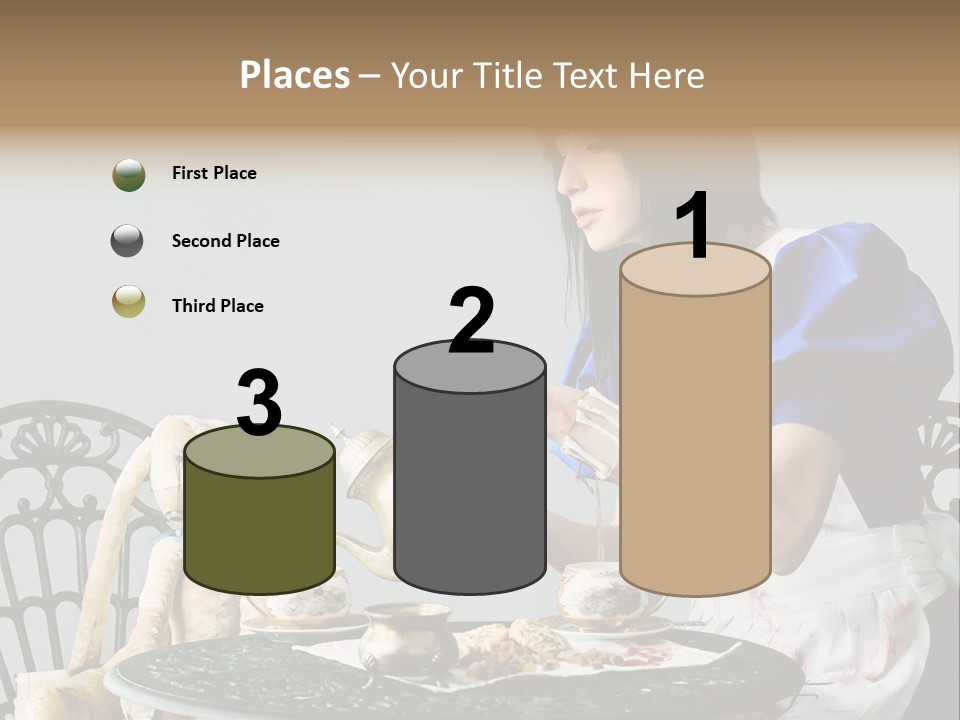 Blood Fairytale Cosplay PowerPoint Template