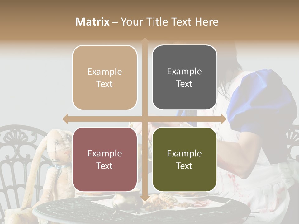 Blood Fairytale Cosplay PowerPoint Template