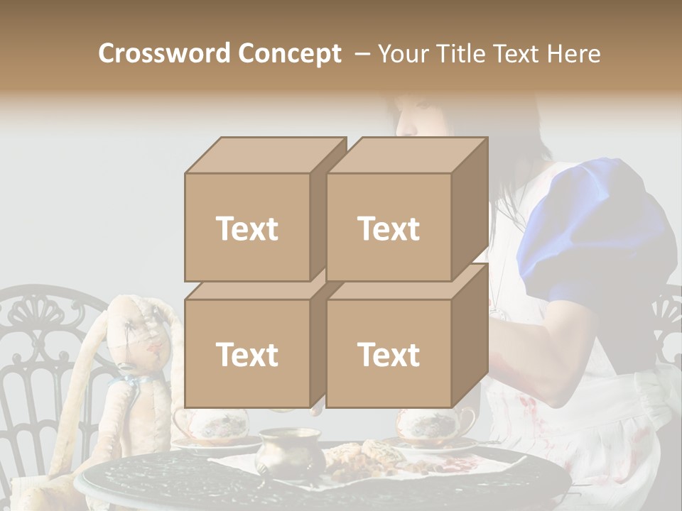 Blood Fairytale Cosplay PowerPoint Template