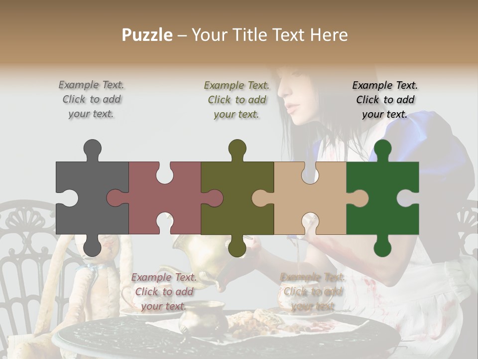 Blood Fairytale Cosplay PowerPoint Template