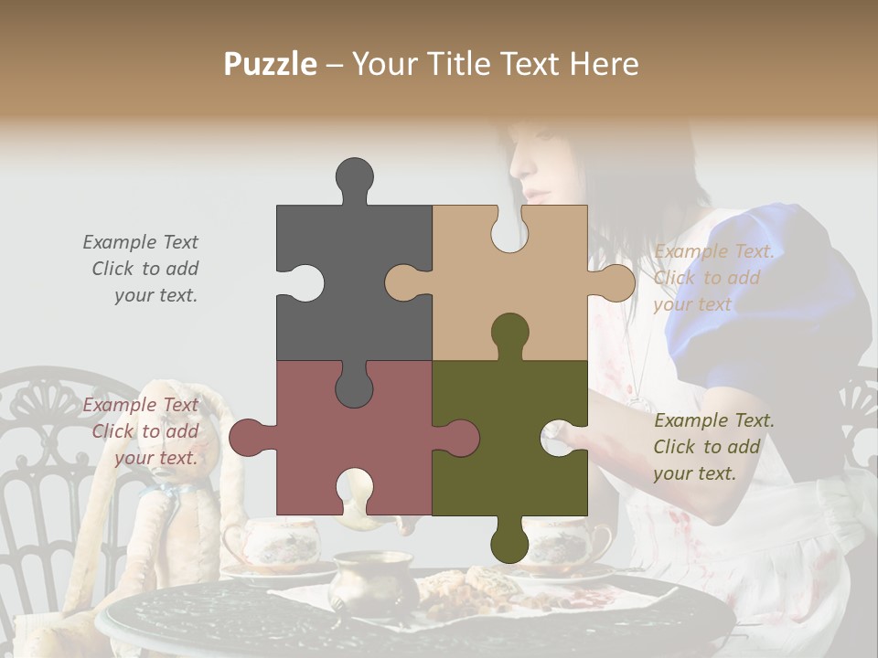 Blood Fairytale Cosplay PowerPoint Template