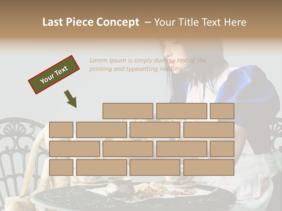 Blood Fairytale Cosplay PowerPoint Template