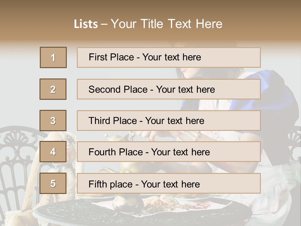 Blood Fairytale Cosplay PowerPoint Template