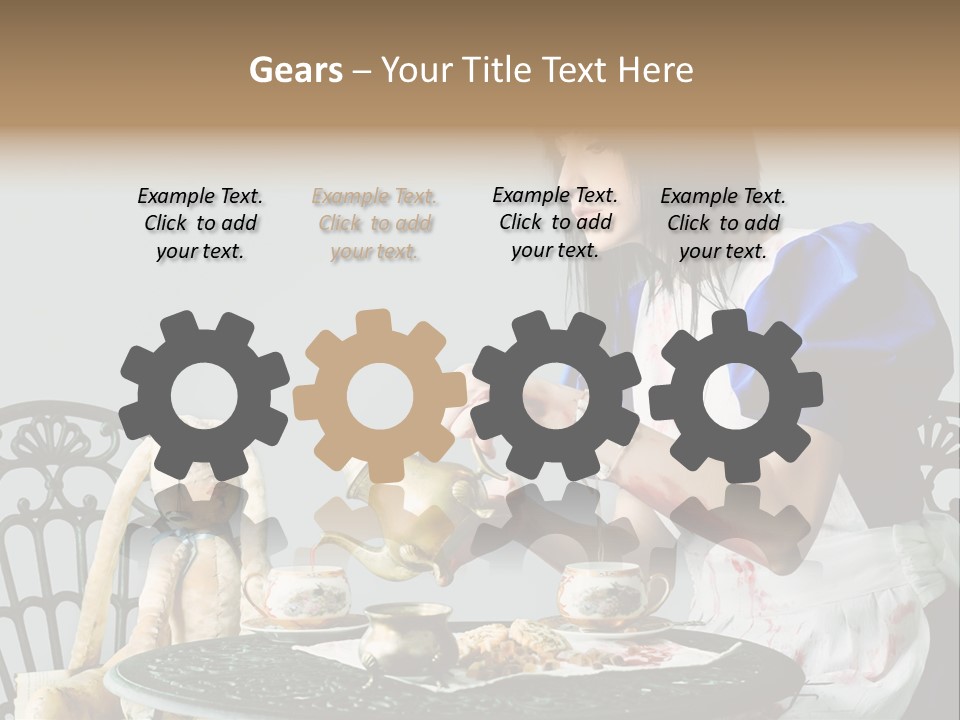 Blood Fairytale Cosplay PowerPoint Template