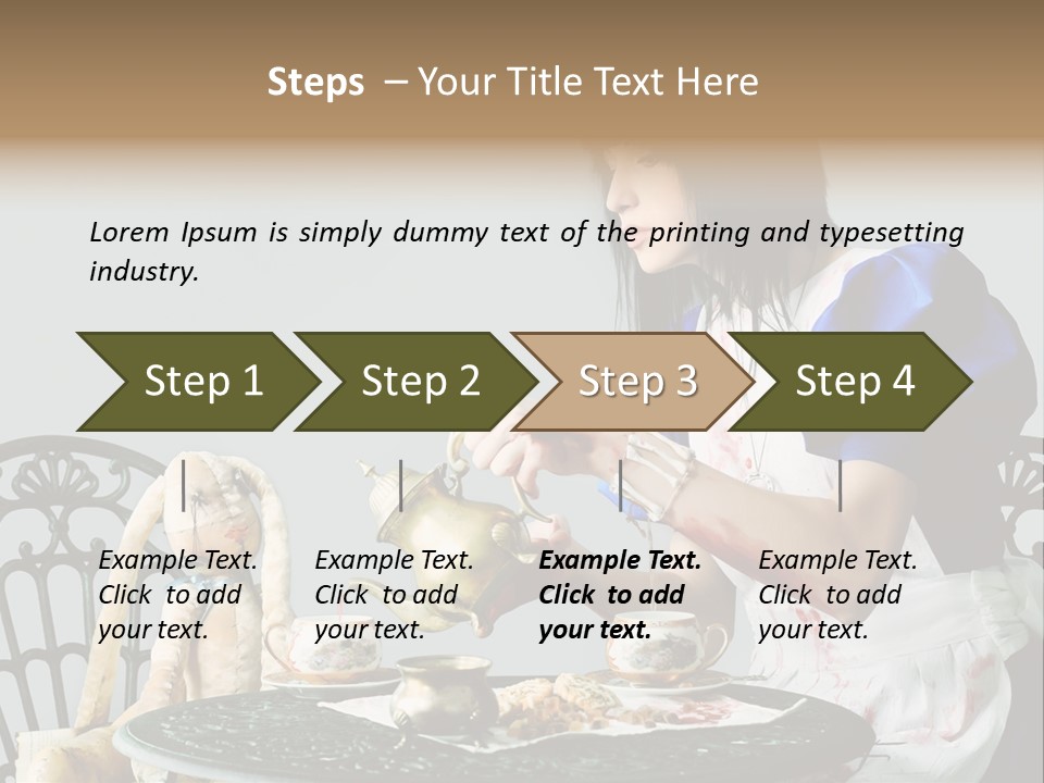 Blood Fairytale Cosplay PowerPoint Template