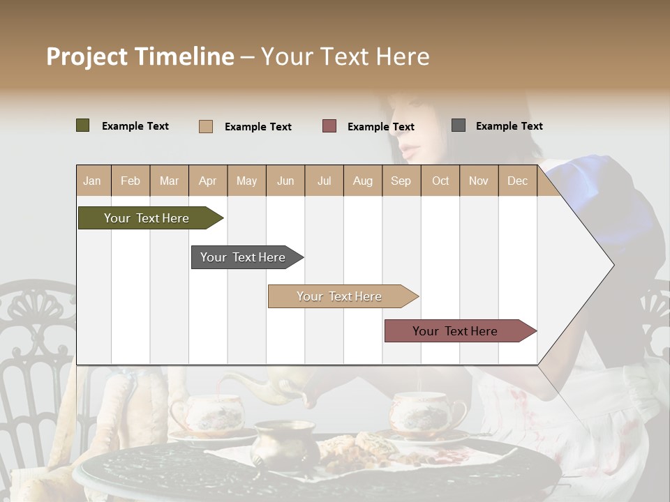 Blood Fairytale Cosplay PowerPoint Template