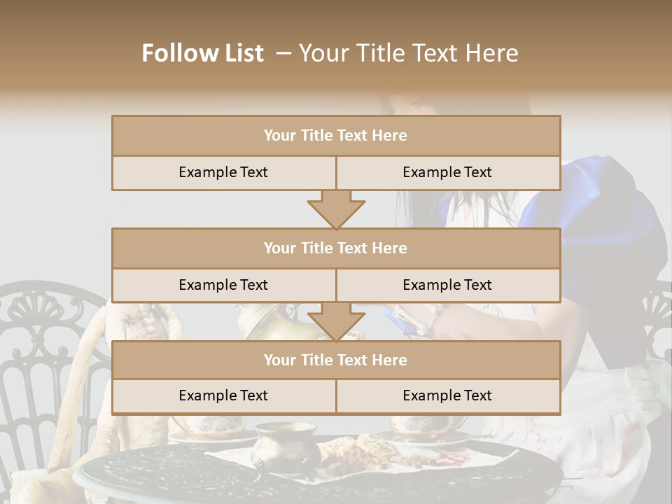 Blood Fairytale Cosplay PowerPoint Template