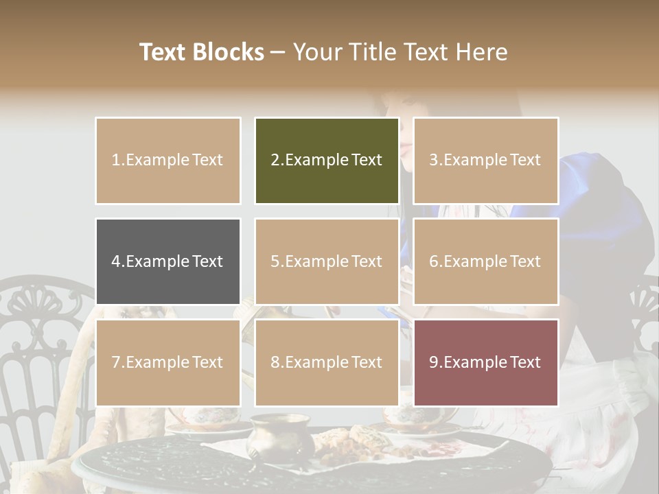 Blood Fairytale Cosplay PowerPoint Template