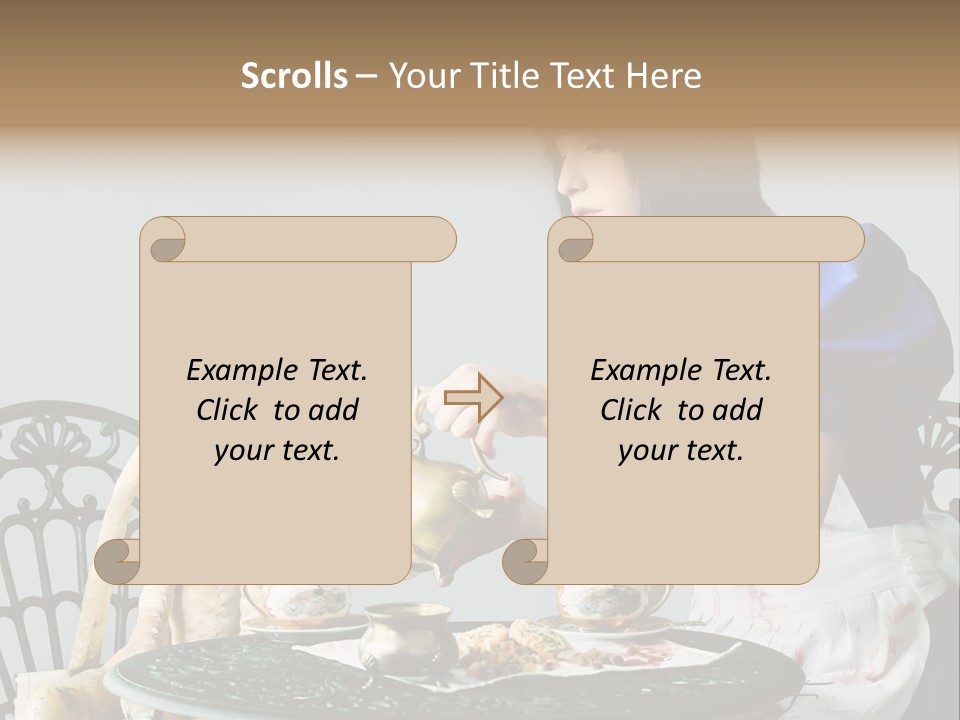 Blood Fairytale Cosplay PowerPoint Template