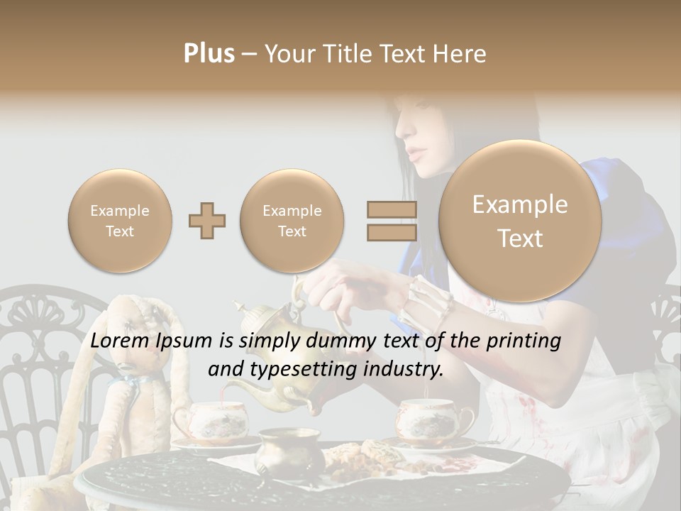 Blood Fairytale Cosplay PowerPoint Template