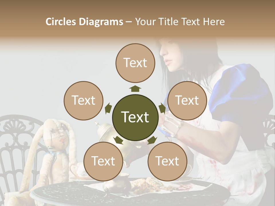 Blood Fairytale Cosplay PowerPoint Template