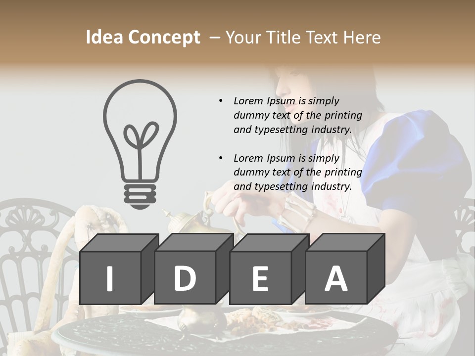 Blood Fairytale Cosplay PowerPoint Template