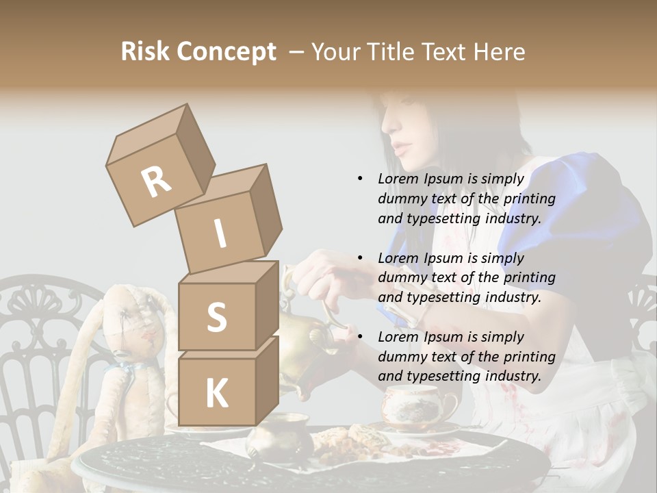 Blood Fairytale Cosplay PowerPoint Template