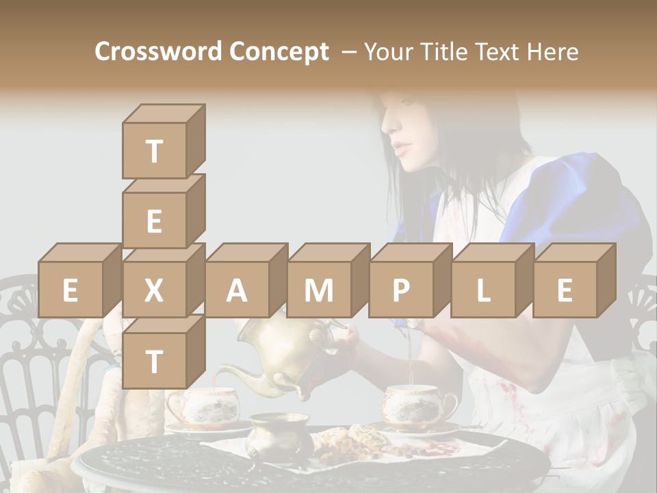 Blood Fairytale Cosplay PowerPoint Template