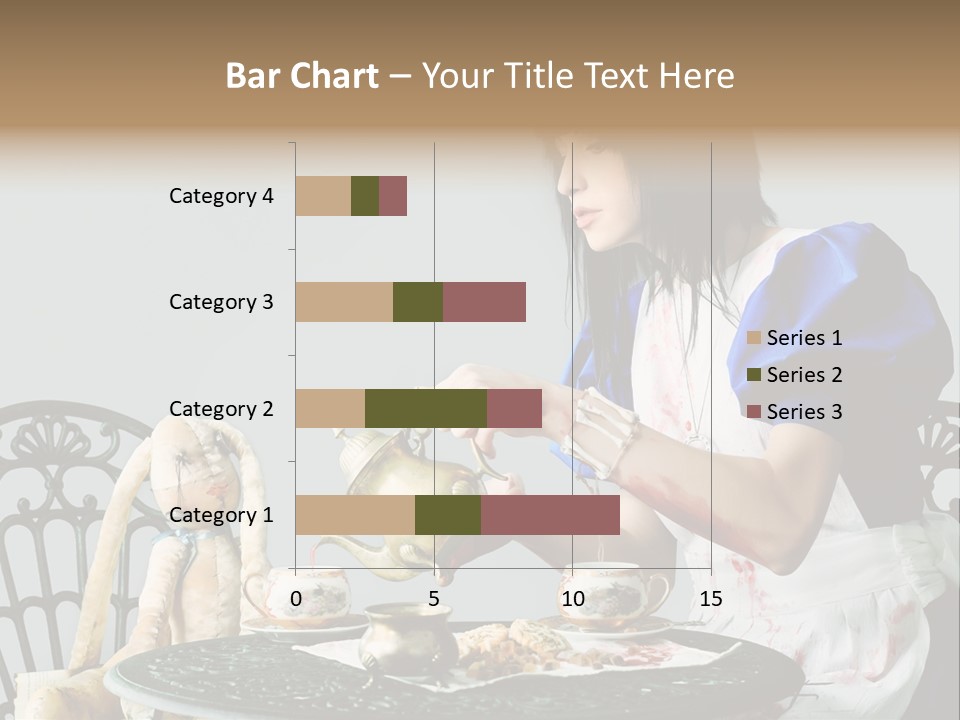 Blood Fairytale Cosplay PowerPoint Template