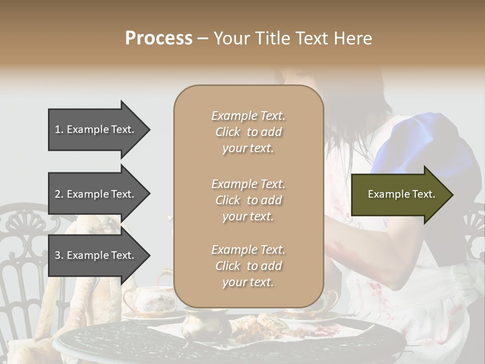 Blood Fairytale Cosplay PowerPoint Template