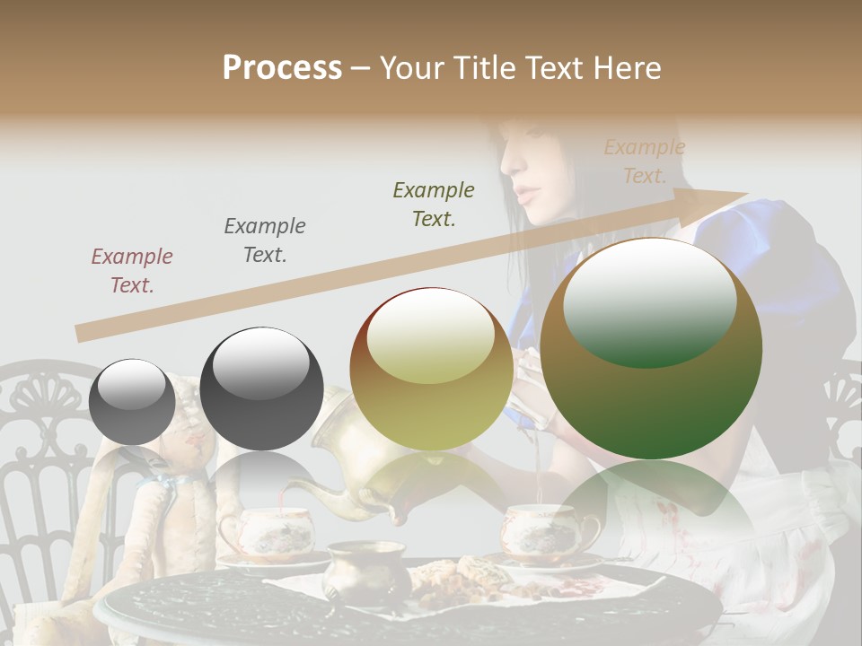 Blood Fairytale Cosplay PowerPoint Template