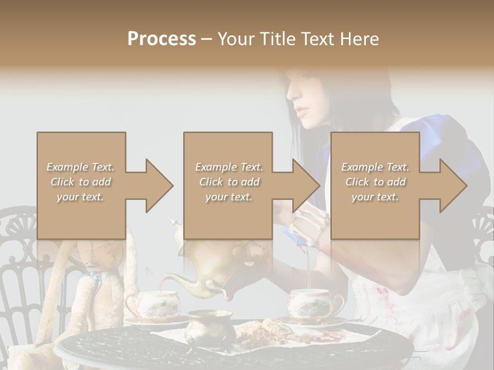 Blood Fairytale Cosplay PowerPoint Template