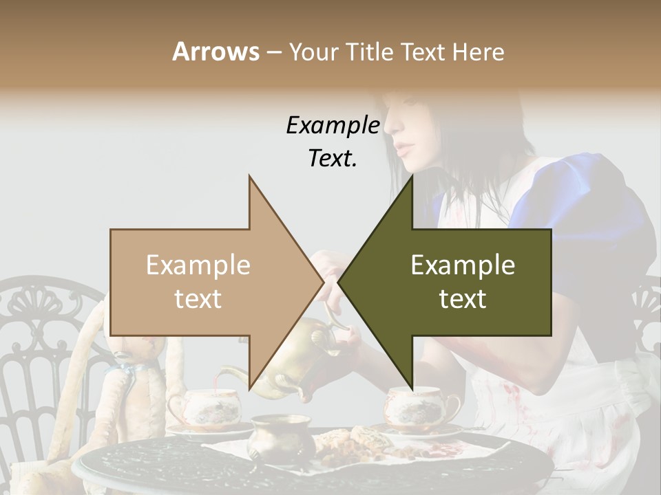 Blood Fairytale Cosplay PowerPoint Template