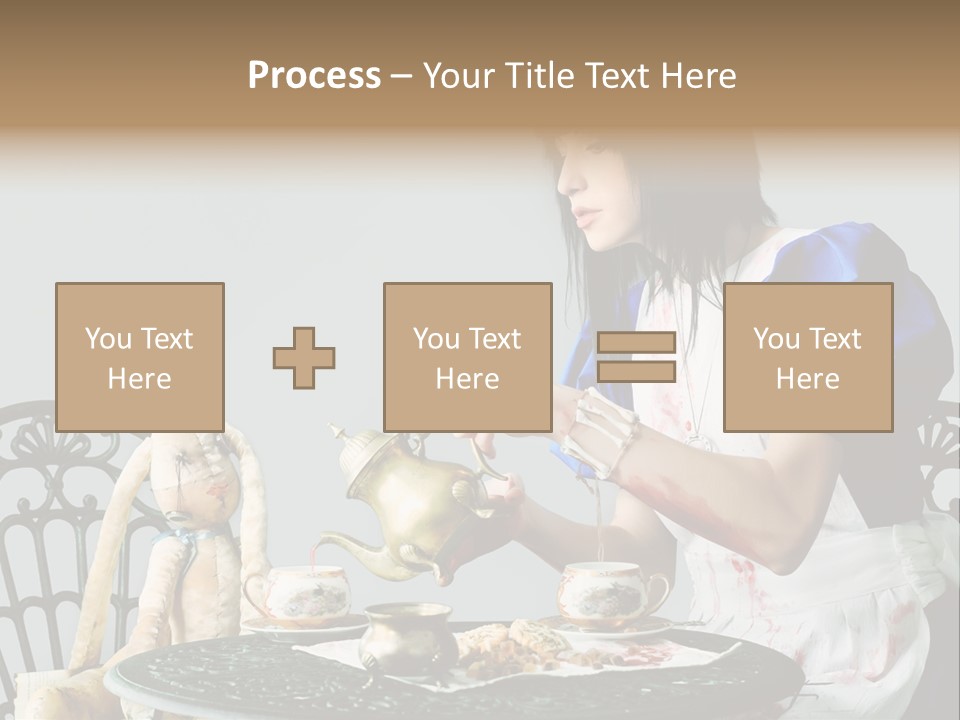 Blood Fairytale Cosplay PowerPoint Template