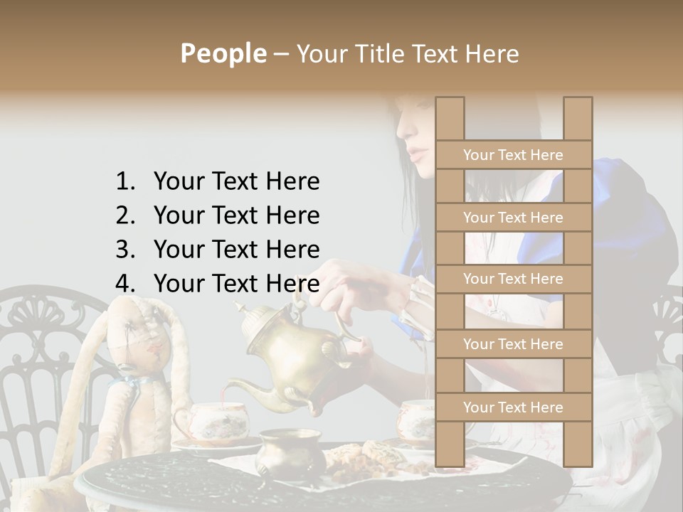 Blood Fairytale Cosplay PowerPoint Template