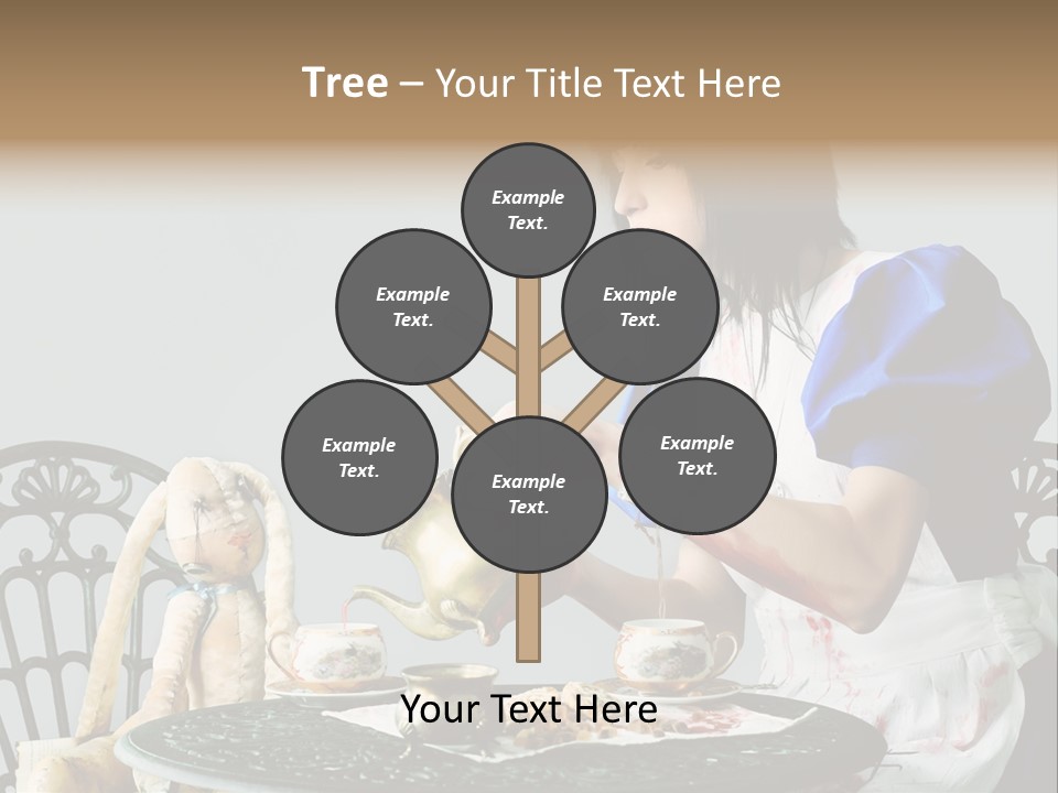 Blood Fairytale Cosplay PowerPoint Template