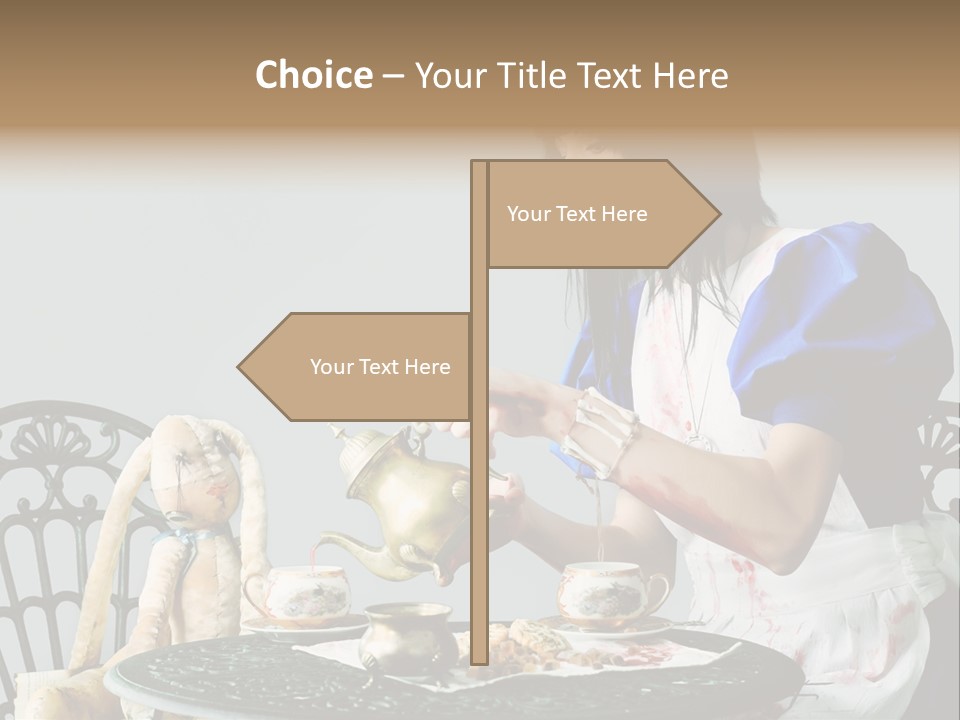 Blood Fairytale Cosplay PowerPoint Template