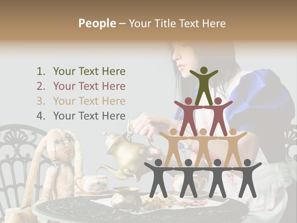 Blood Fairytale Cosplay PowerPoint Template