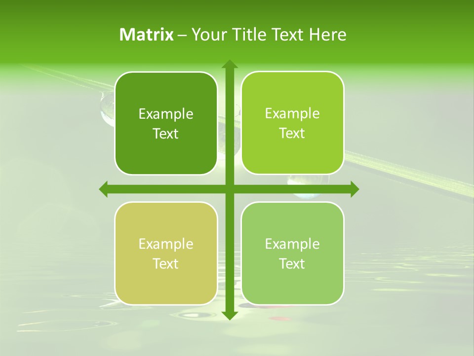 A Lady Bug Sitting On Top Of A Green Leaf PowerPoint Template
