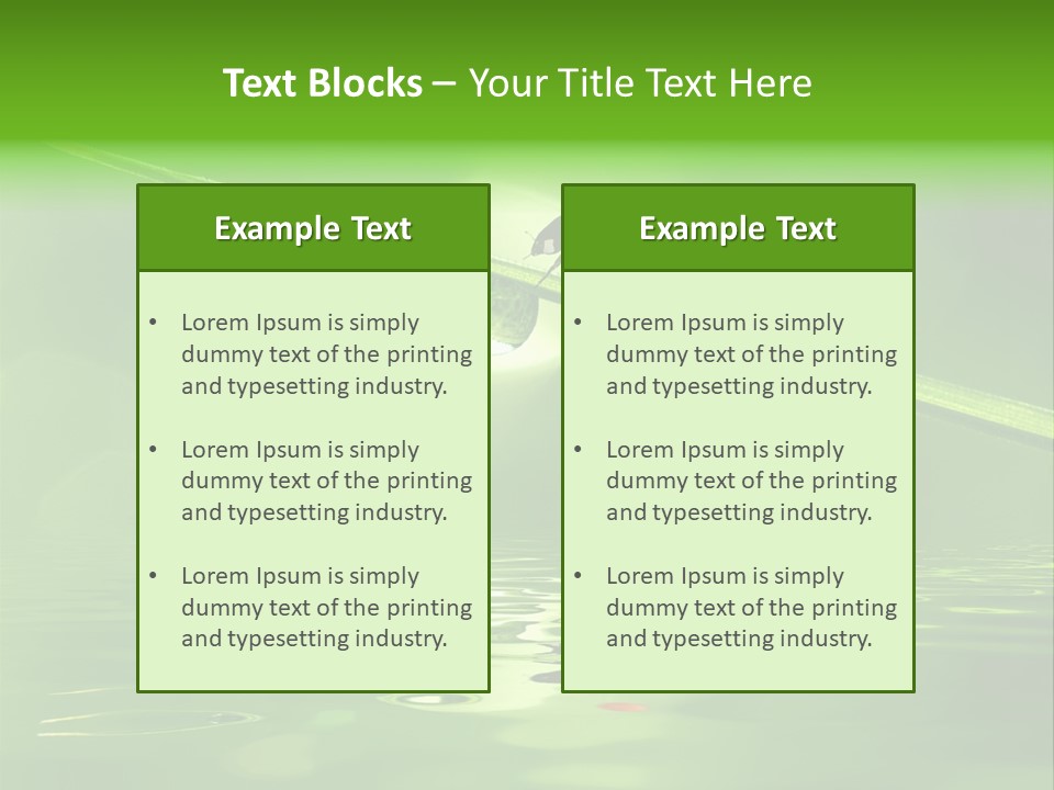 A Lady Bug Sitting On Top Of A Green Leaf PowerPoint Template