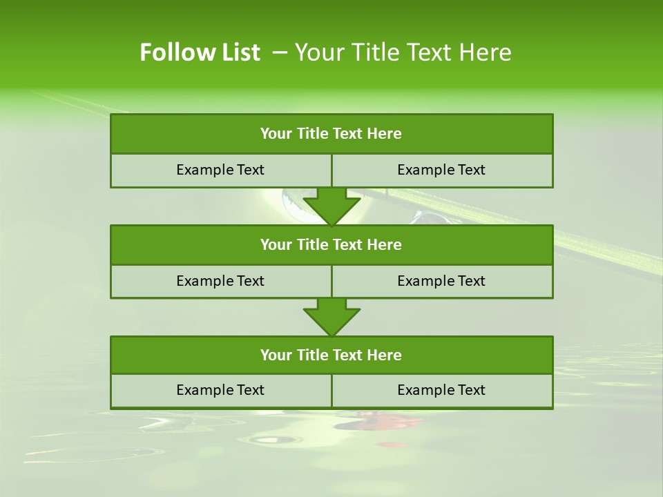 A Lady Bug Sitting On Top Of A Green Leaf PowerPoint Template