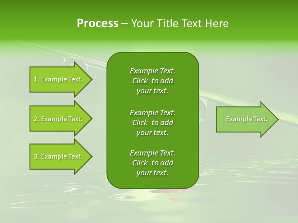 A Lady Bug Sitting On Top Of A Green Leaf PowerPoint Template