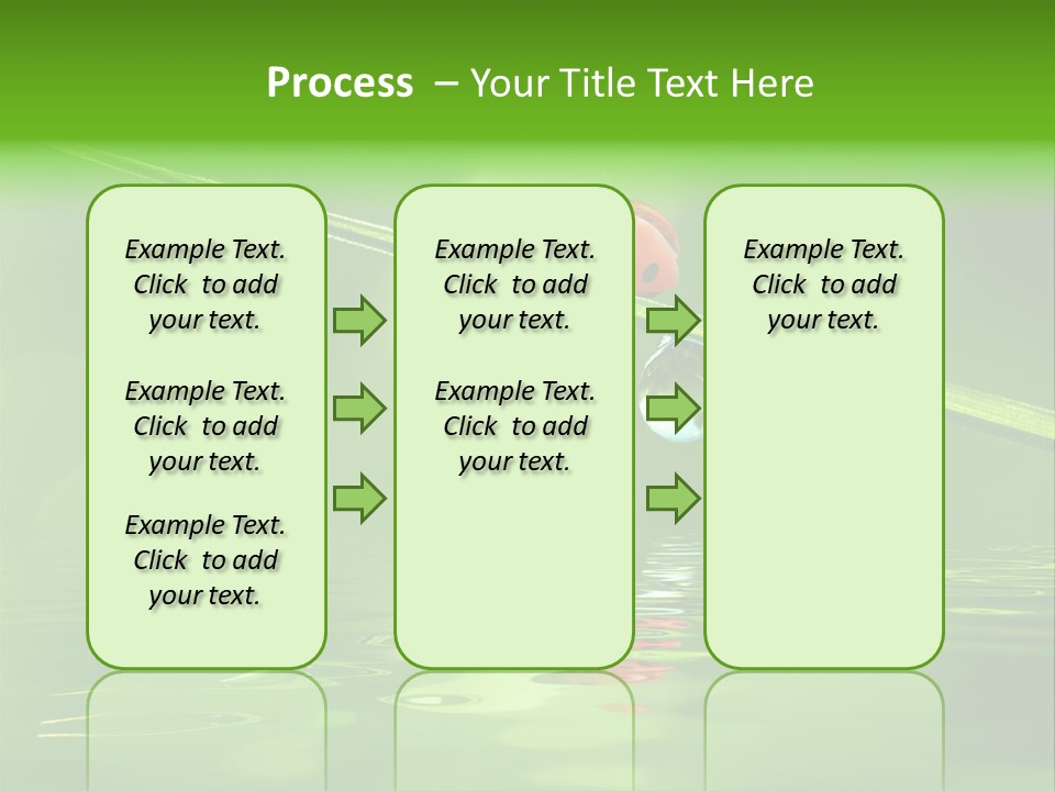A Lady Bug Sitting On Top Of A Green Leaf PowerPoint Template