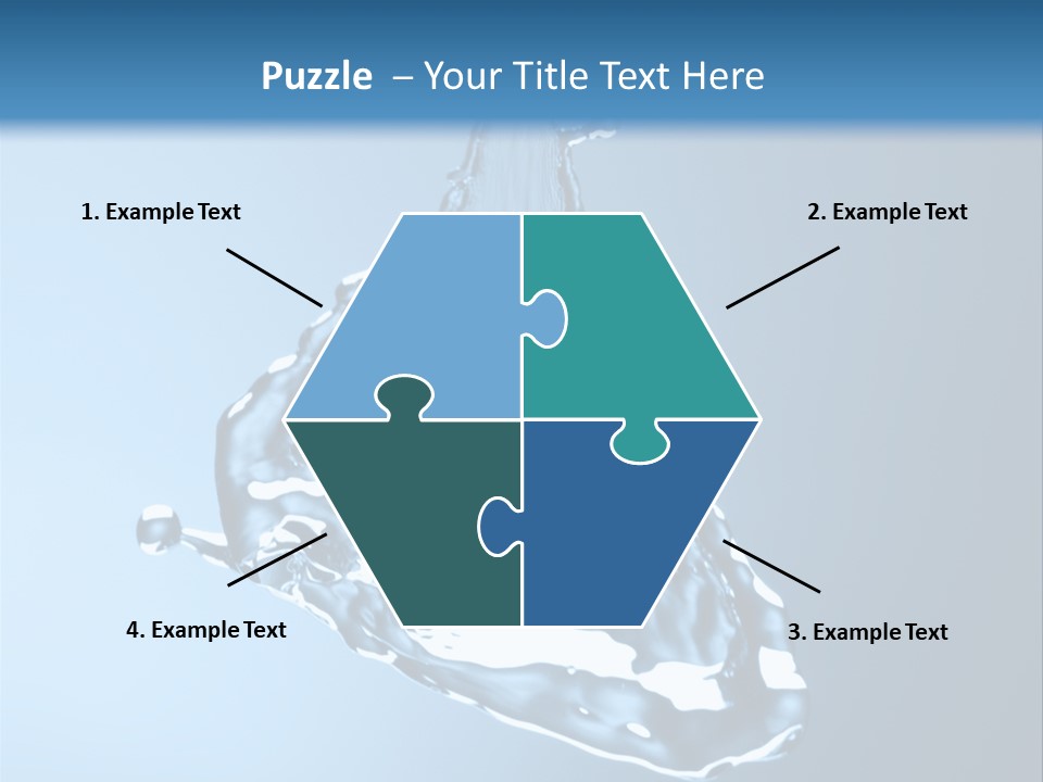 Drops Fire Liquid PowerPoint Template