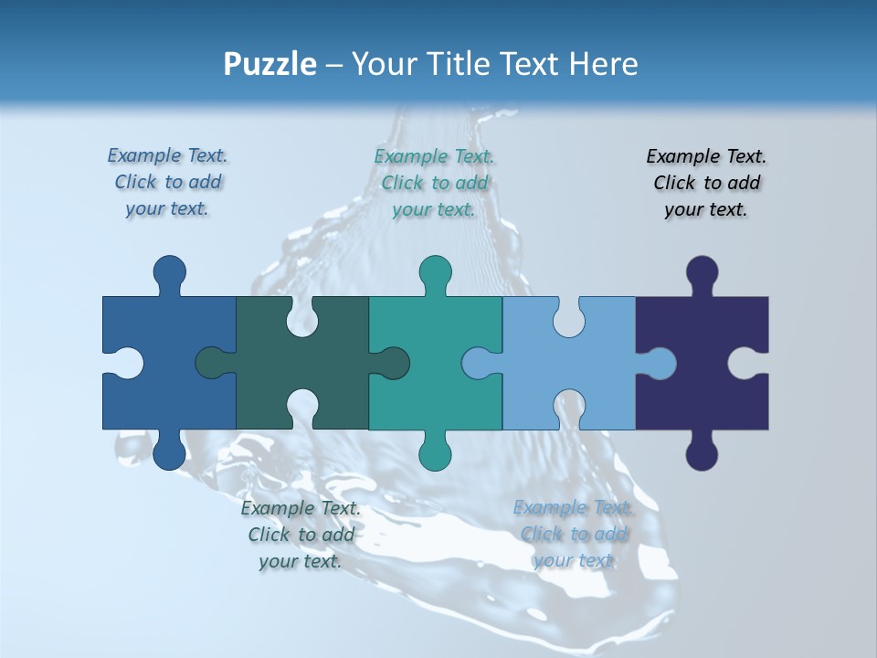 Drops Fire Liquid PowerPoint Template