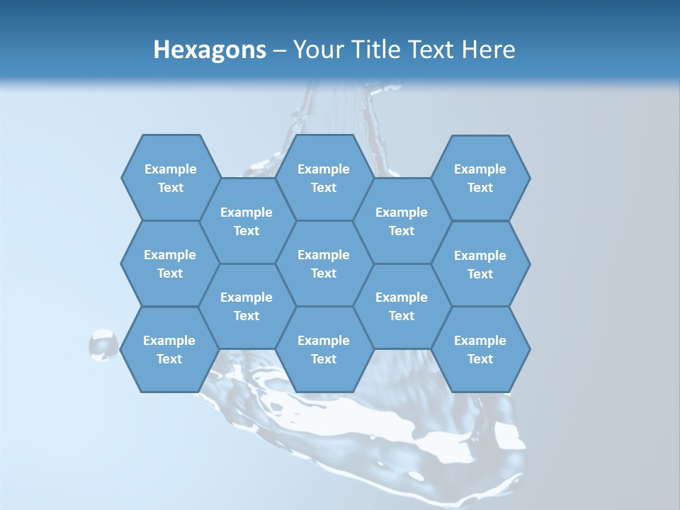 Drops Fire Liquid PowerPoint Template