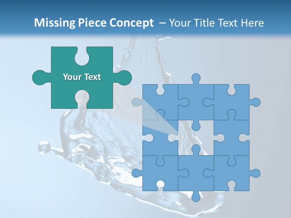 Drops Fire Liquid PowerPoint Template